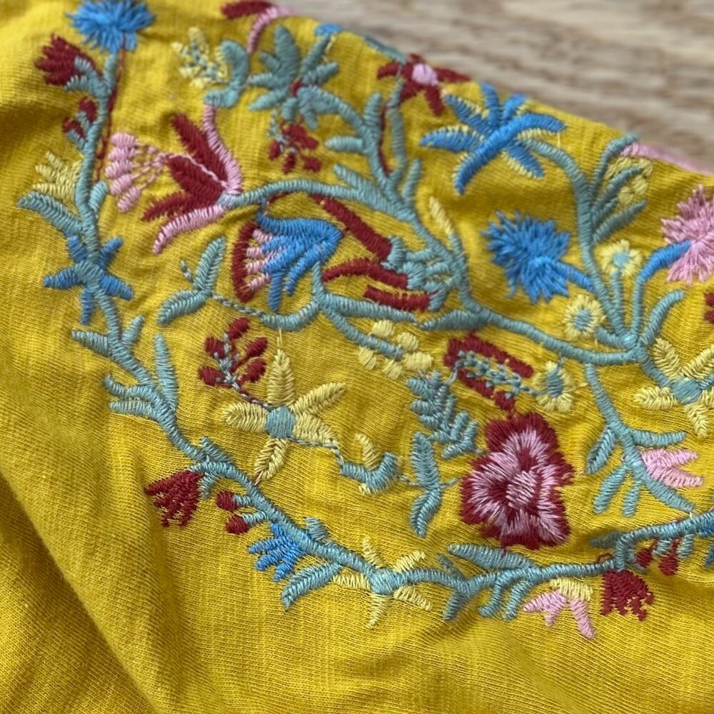 Embroidered Boho Tee